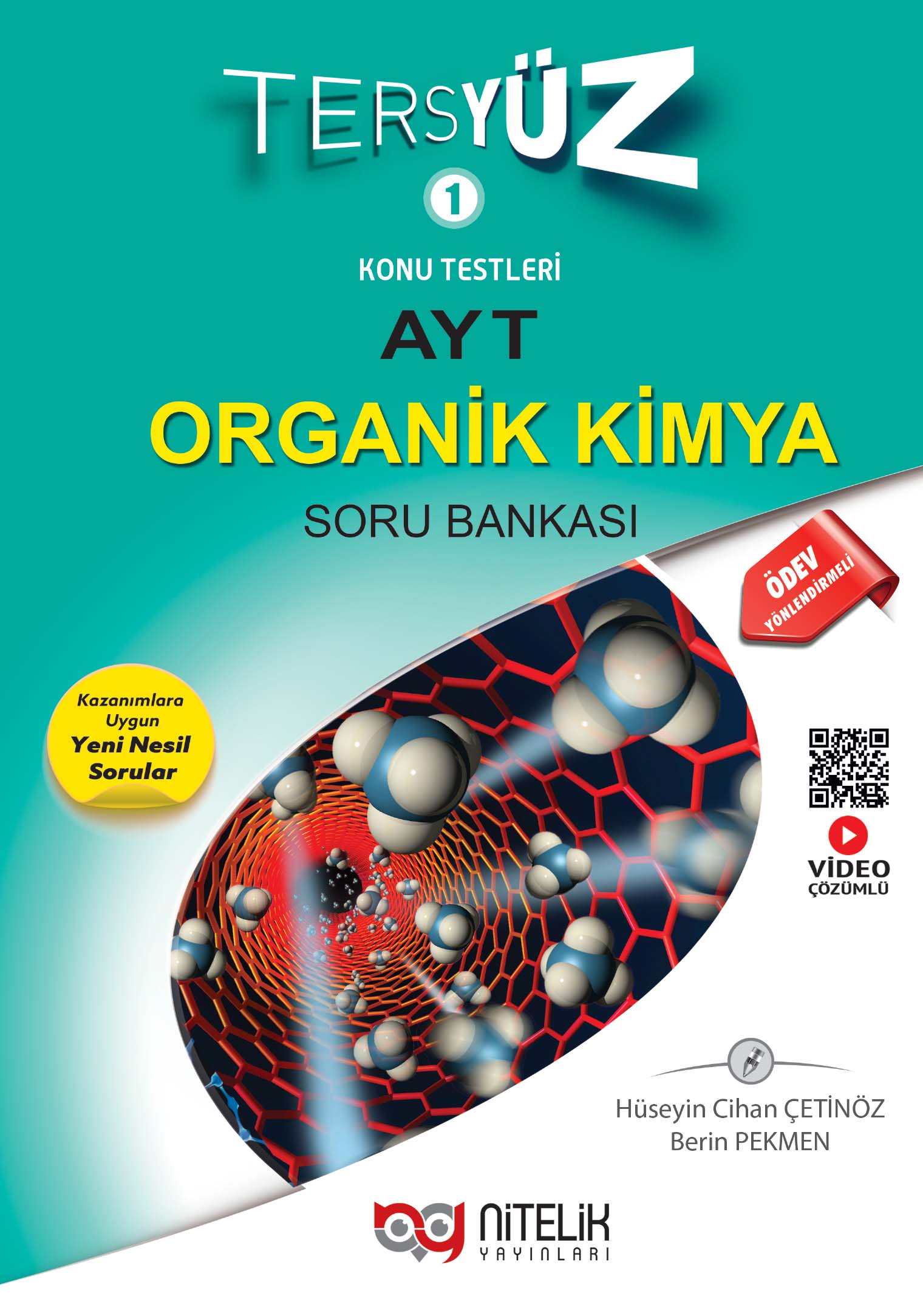 AYT TersYüz Organik Kimya Soru Bankası kapak görseli